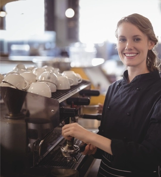 servicemedarbejder i cafejob